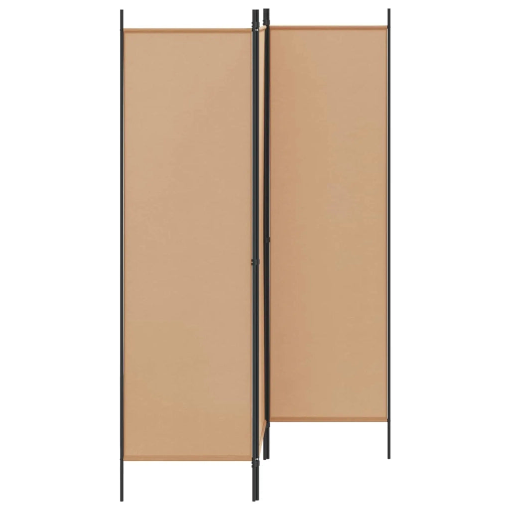 Divider per stanze | Paravento | Divisorio Ambienti Beige 150 x 180 cm Tessuto