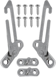 Divisorio per finestre 2 in 1, blokkeur di finestra, blokkeur di porta, blocco di finestra metallico, sicurezza per bambini, per finestre e porte