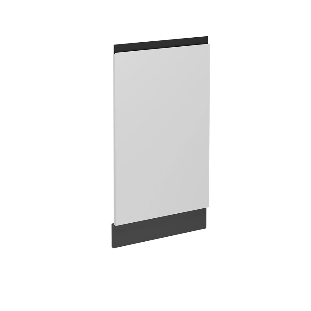Pannello frontale della lavastoviglie R-Line Bianco/Antracite 45 cm J-Shape senza piano di lavoro Vicco