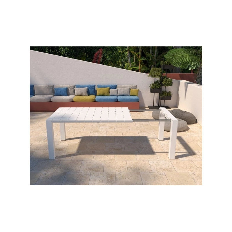 Tavolo Allungabile Monaco 160-230x98x75h cm 3 colori - Bianco