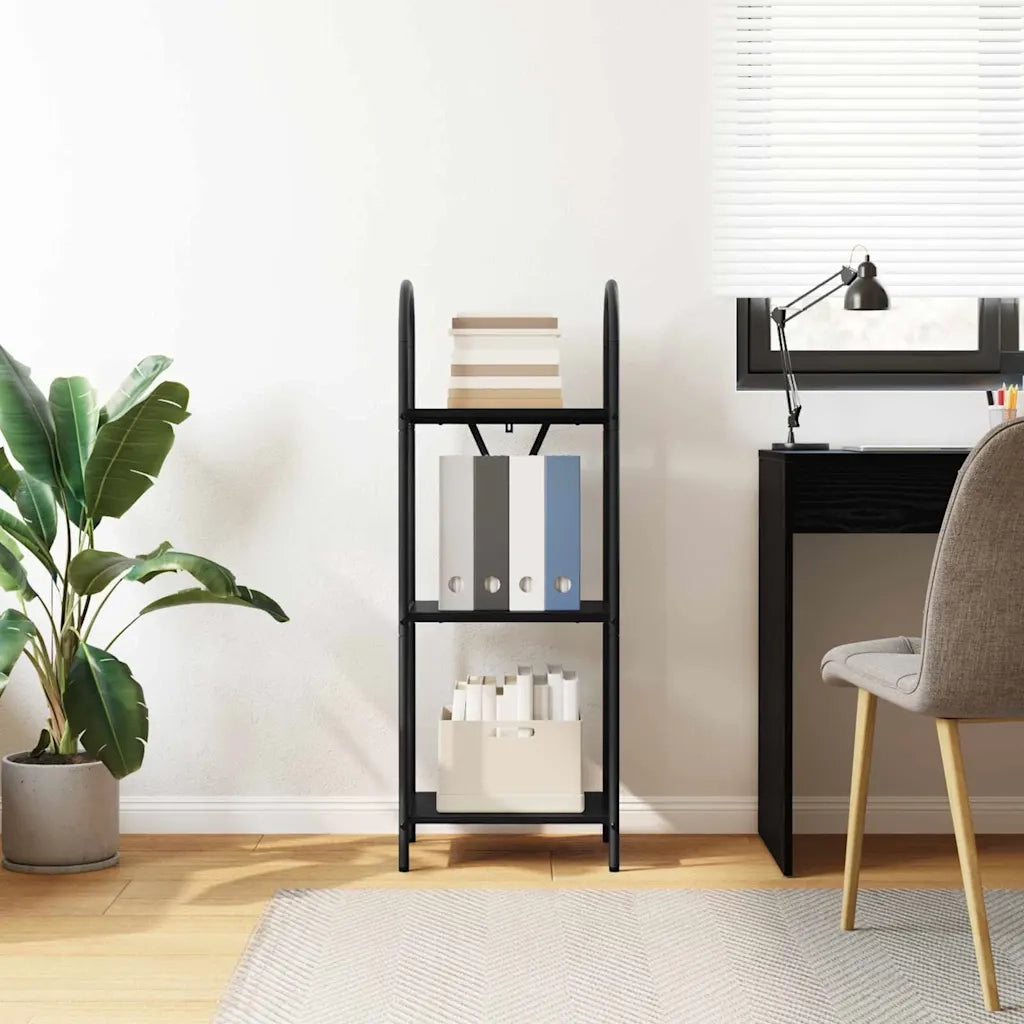 Libreria Rovere Nero 40 x 30 x 109 cm Legno multistrato 879935