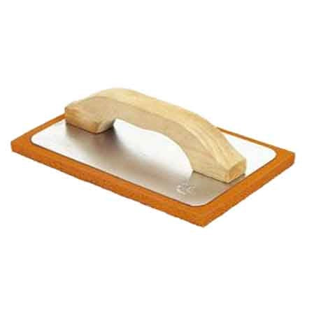 FRATTONE IN GOMMASPUGNA LEVIGATO 28 28x14 cm - sp. 20 mm - arancio (morbida) - MADE IN ITALY