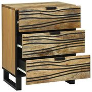 Comodino | Armadio da Notte | Mobiletto da notte Naturale 50 x 33 x 62 cm Legno ingegnerizzato