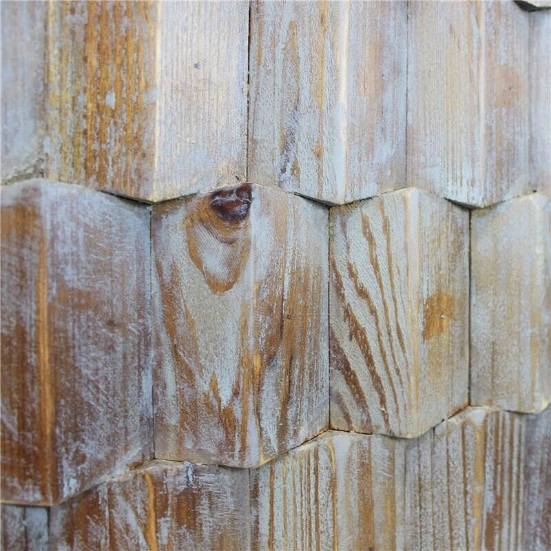 MOBILE ANTWAN IN LEGNO CON FINITURA BIANCA E NATURALE 180 X 45 X H80 CM