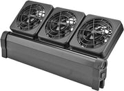 Ventilatore di raffreddamento acquario per serbatoio acquatico - Regolabile ventilatore di raffreddamento acqua - Ventilatore di raffreddamento freddo per acqua salata/acqua dolce - 3 posizioni del ventilatore