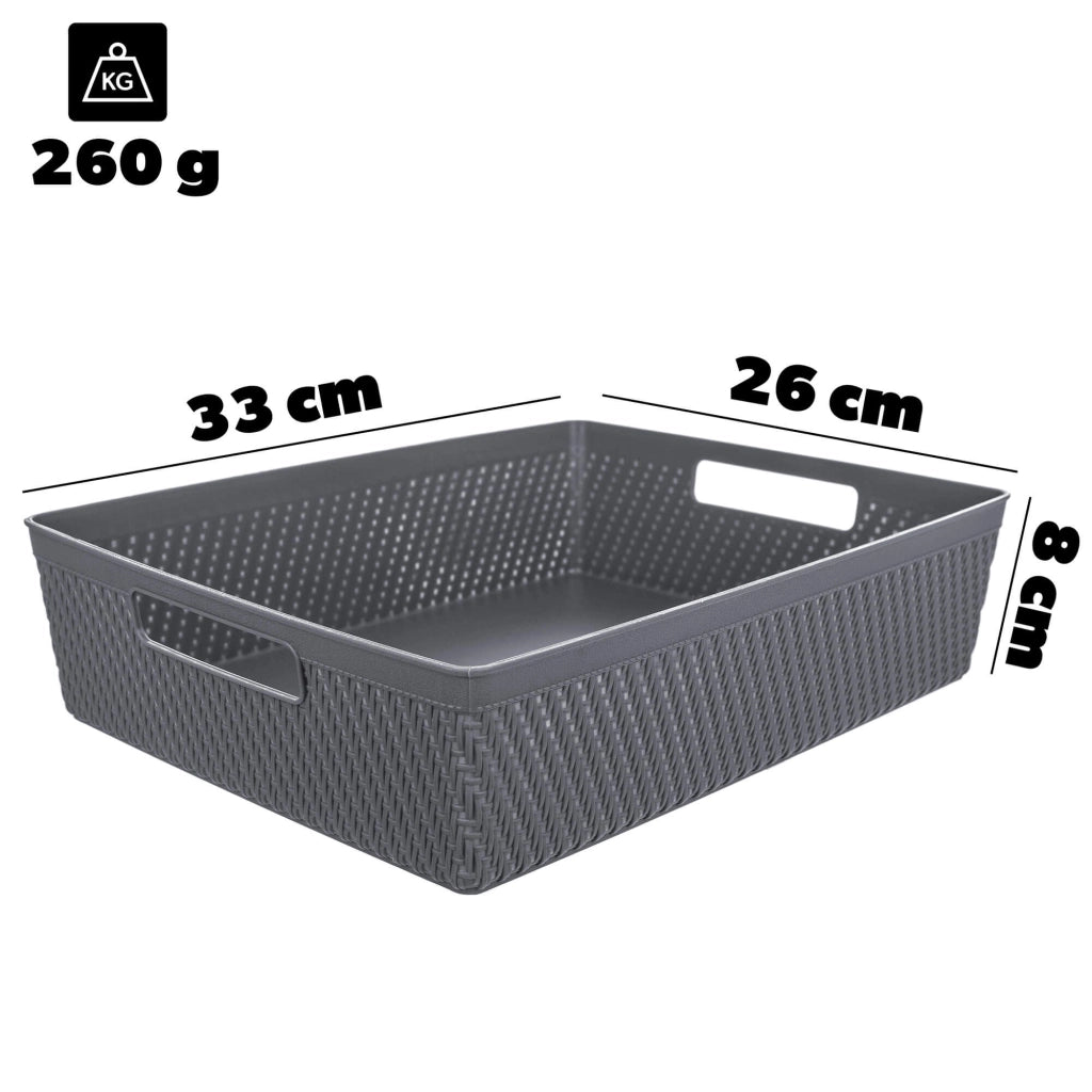 Cestino organizer KADAX, contenitore universale per riporre oggetti, 33 x 26 cm