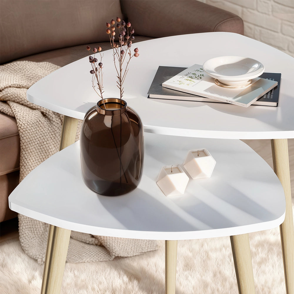 Vicco  Bianco/Sonoma 60 x 50 cm Set di 2