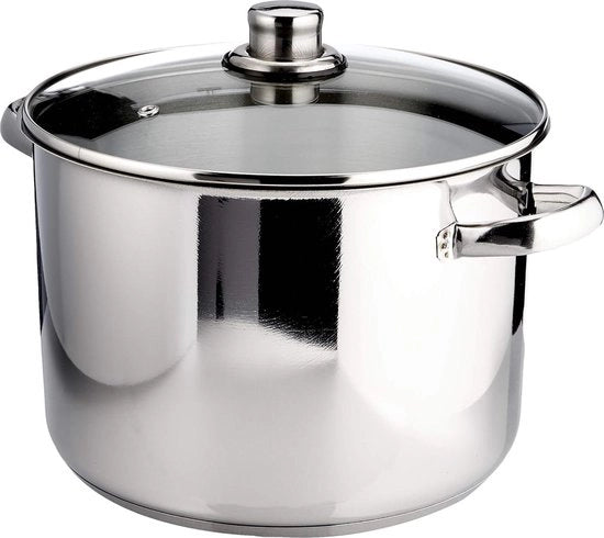 Pentola in acciaio inossidabile - Argento Karl 24 cm 10 litri
