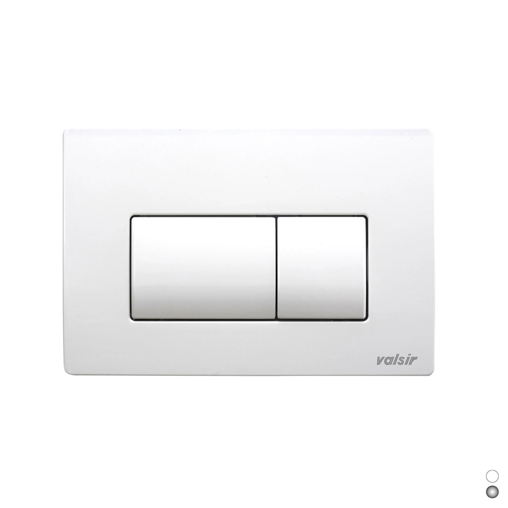 PLACCA PNEU 2 PULSANTI PER TROPEA3 - EVOLUT IN ABS- Cromato Lucido- VALSI- pezzi 1