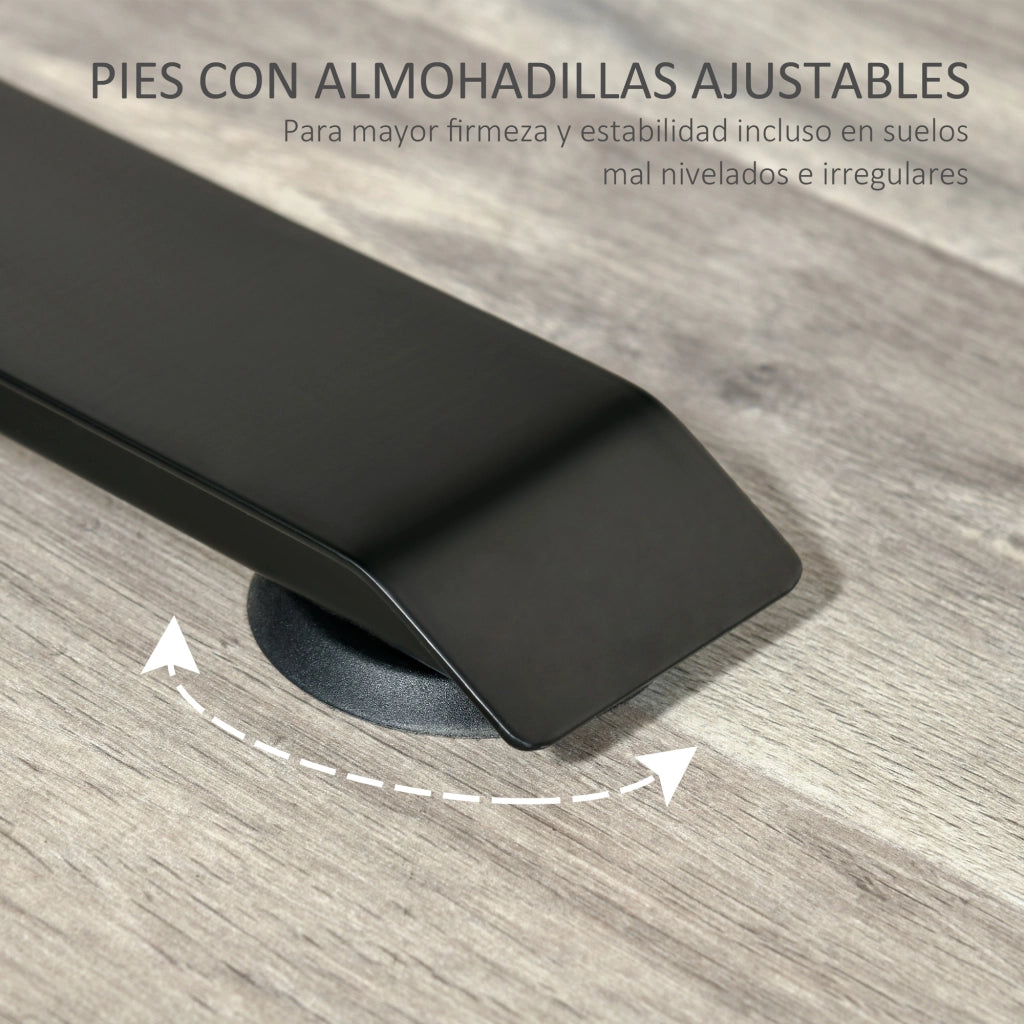 Scrivania regolabile in altezza ¨C zephmum ¨C 120x60x72-116 cm nero