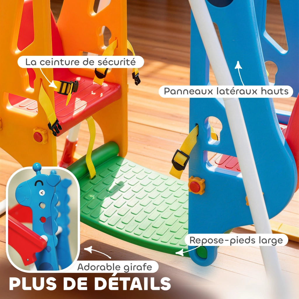 Altalena per Bambini ¨C zephmum ¨C Multicolore 114x94x134,5cm