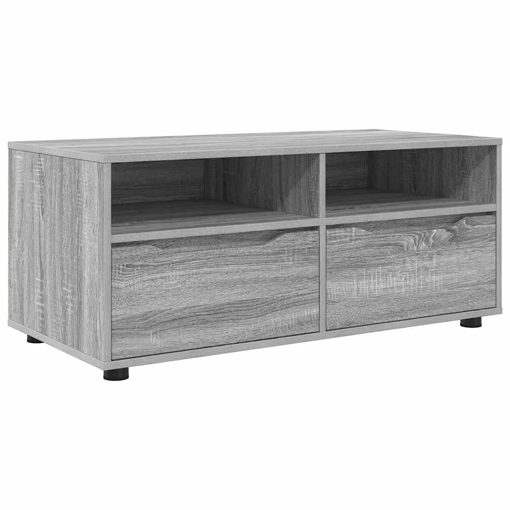 Mobile TV Grigio Sonoma 100 x 48 x 43 cm Legno multistrato 888933
