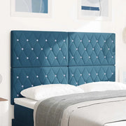 Testiera Blu Scuro 160 cm Velluto 3337768