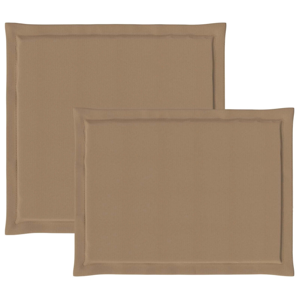 Cuscini per Seduta e Schienale 2 pcs Tortora 47 x 45 x 2 cm 899975