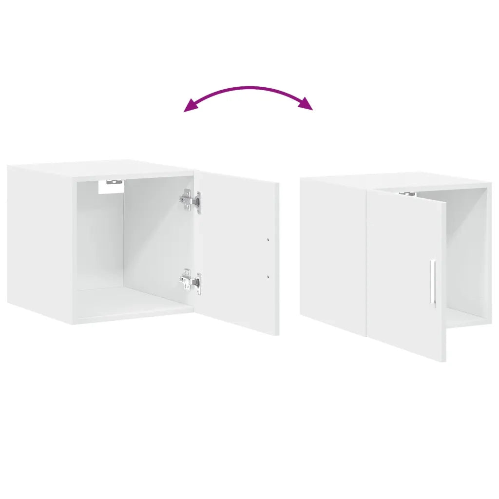 vidaXL Mobile a Parete Bianco 40x42,5x40 cm in Legno Multistrato