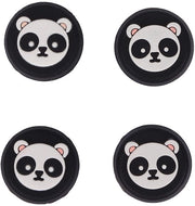 Supporto per il controller 4 pezzi - Cinghia per il controller in silicone - Panda tema - Copertura analogica per joystick - Copertura per joystick - Migliora la precisione - Supporto per il controller