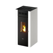 Stufa pellet pegaso 7022001 elane 9.0 bianco