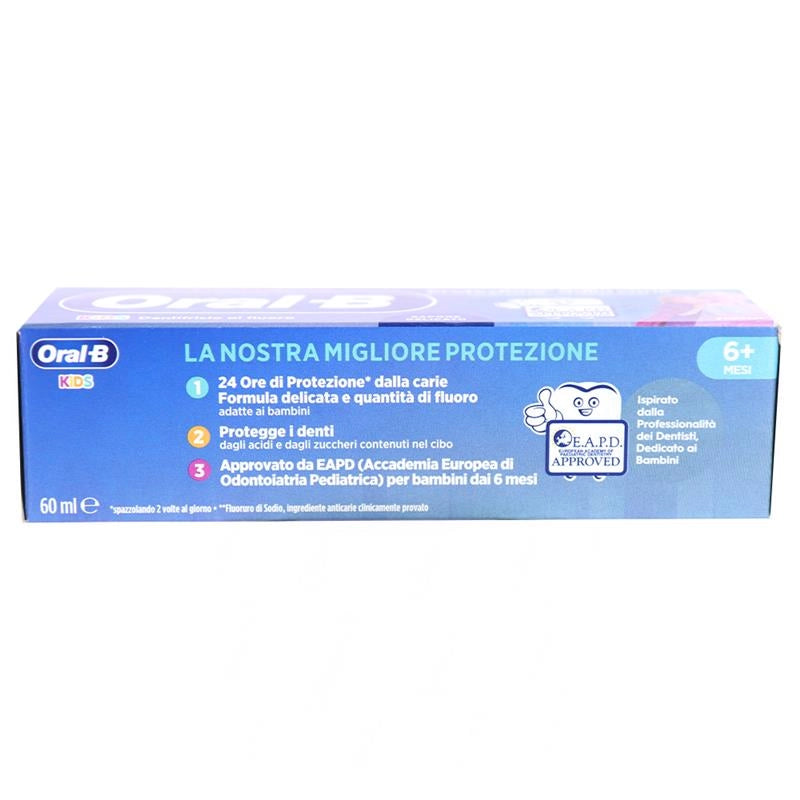 ORAL B KIDS DENTIFRICIO SAPORE DELICATO FROZEN 6+ MESI 60ML