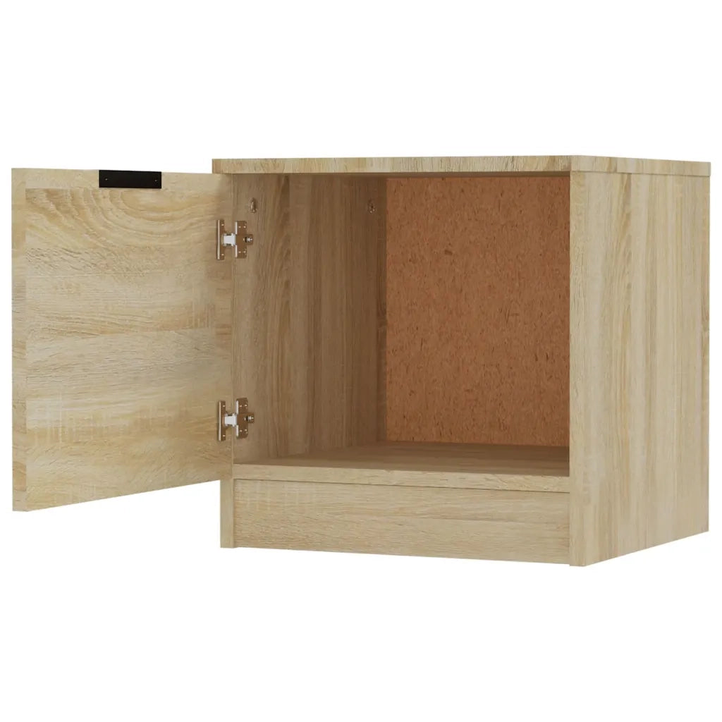 Comodini 2 pz-Set di 2 Tavolino da notte Rovere Sonoma 40x39x40 cm
