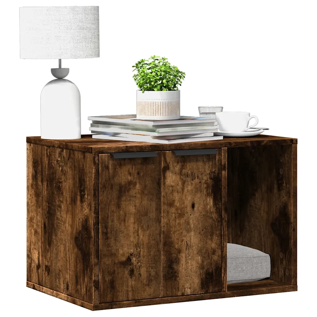 vidaXL Recinto Lettiera Gatti Rovere Sonoma 60x40x40 cm in Truciolato