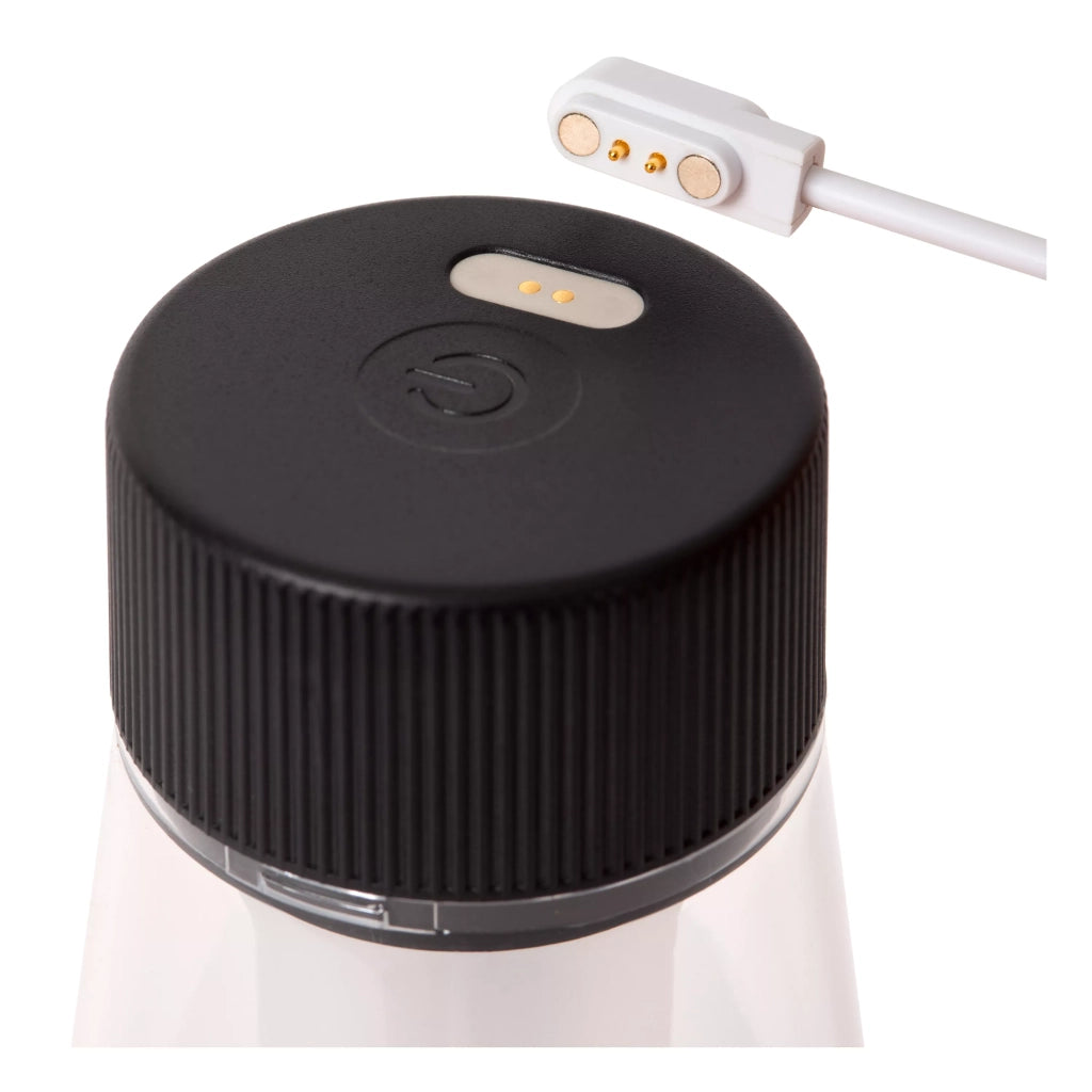 Lampada da tavolo ricaricabile LED nera Lucide Lorali