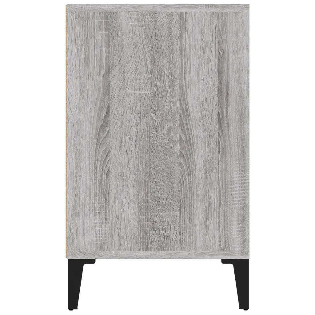 Scarpiera-Scaffale per scarpe Grigio Sonoma 102x36x60 cm in Legno Multistrato 701486