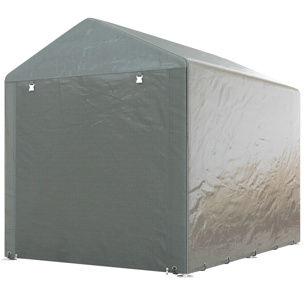 Tenda da giardino impermeabile ¨C zephmum ¨C 160x218x172 cm grigio chiaro