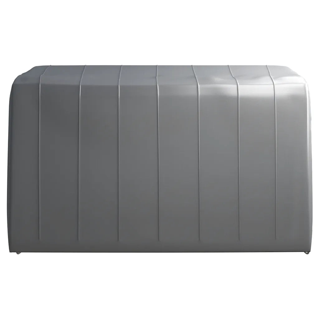 Tenda Capannone 370x370 cm Grigio Acciaio 3079591