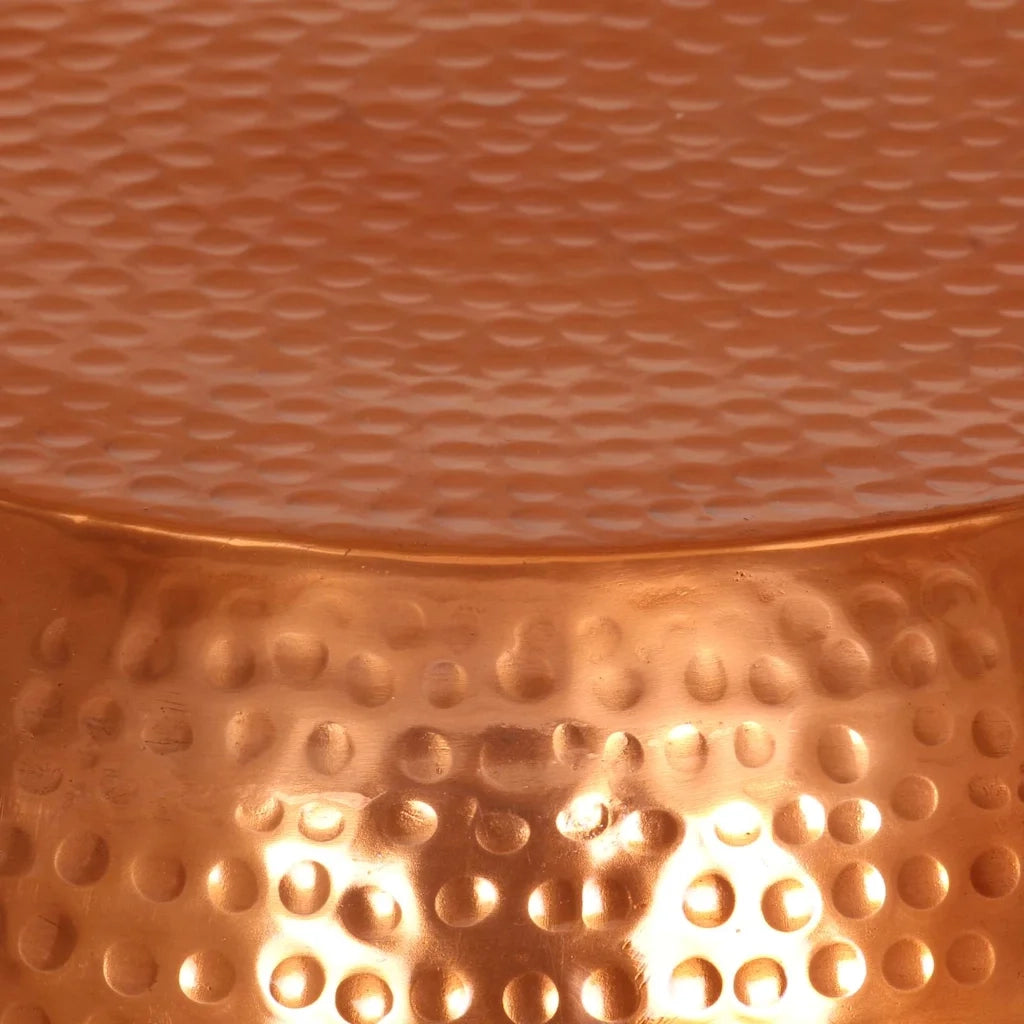 Tavolino da Salotto in Ottone Ã˜55x28 cm in Alluminio