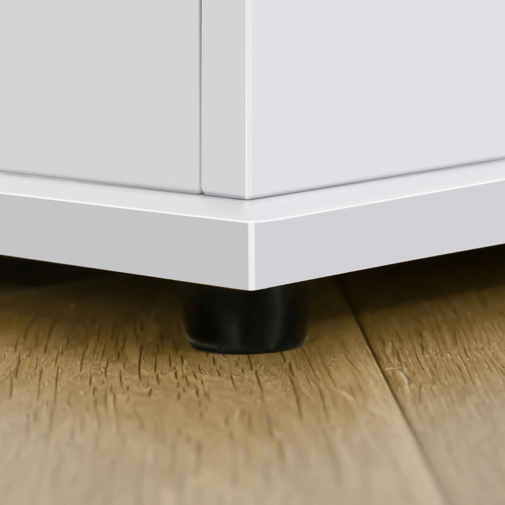 Tavolino contenitore con coperchio ¨C zephmum ¨C bianco 100x40x40 cm