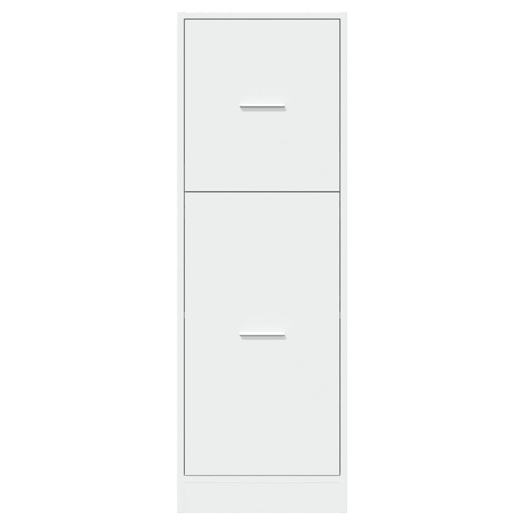 Armadietto da Farmacia Bianco 40x41x118 cm in Truciolato