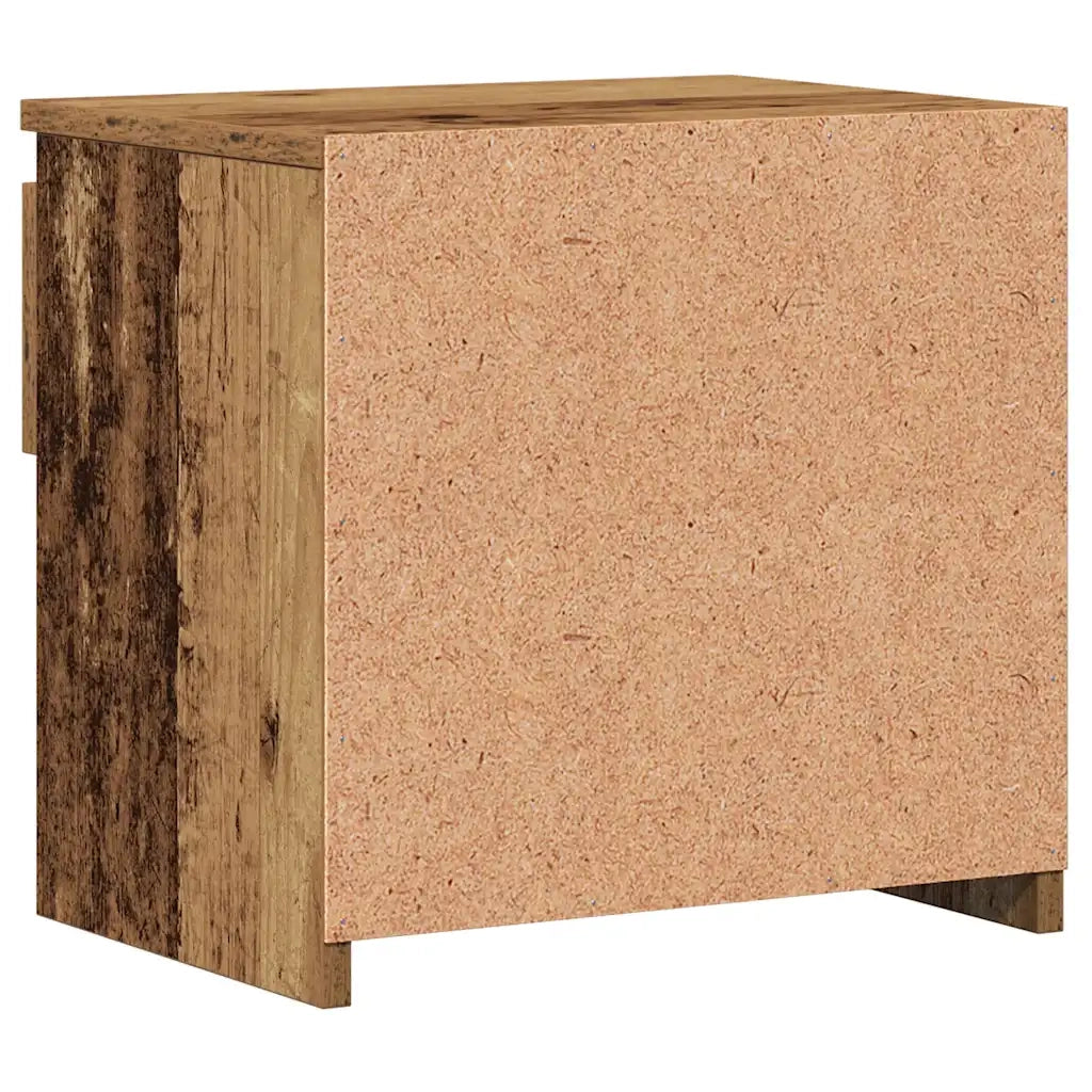 Comodino Legno Antico 40x30x39 cm in Legno Multistrato 856406