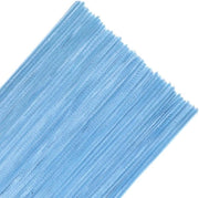 Pijpenragers lichtblauvi chenille - 30 cm di lunghezza e 6 mm di larghezza - per attività di fai da te e decorazione