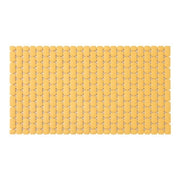 Tappetino antiscivolo doccia giallo 40x73 cm in plastica Spring