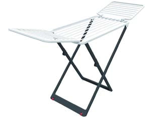 STENDIBIANCHERIA PERLA IN RESINA ULTRARESISTENTE CON RUOTE MT.20  cm.191x54x115h.    VILEDA