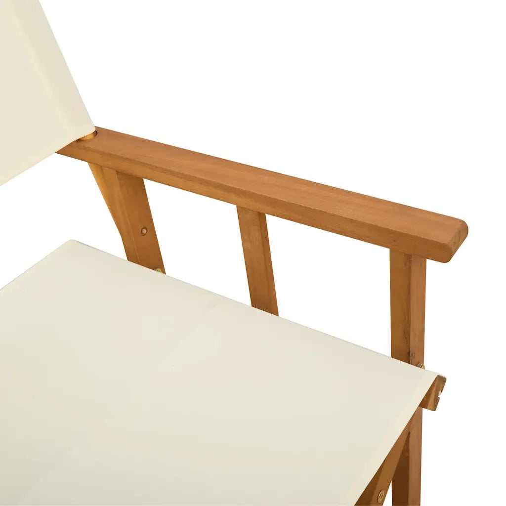 Sedia da Regista in Legno Massello di Acacia 45596