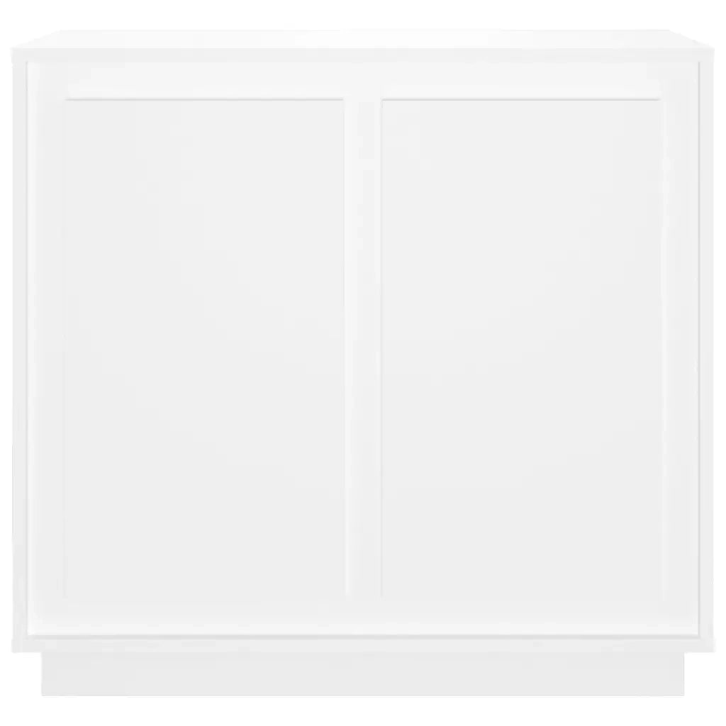 Credenza Bianca 80x34x75 cm in Legno Multistrato 819884