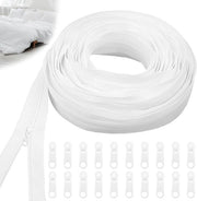 Spirale di Ritagliamento a Fili di Nylon Infini - Bianco - 20 Ritagliamenti - Tagliabile - 25 cm di Larghezza - per Abbigliamento da Viaggio, Cuscini e Biancheria.