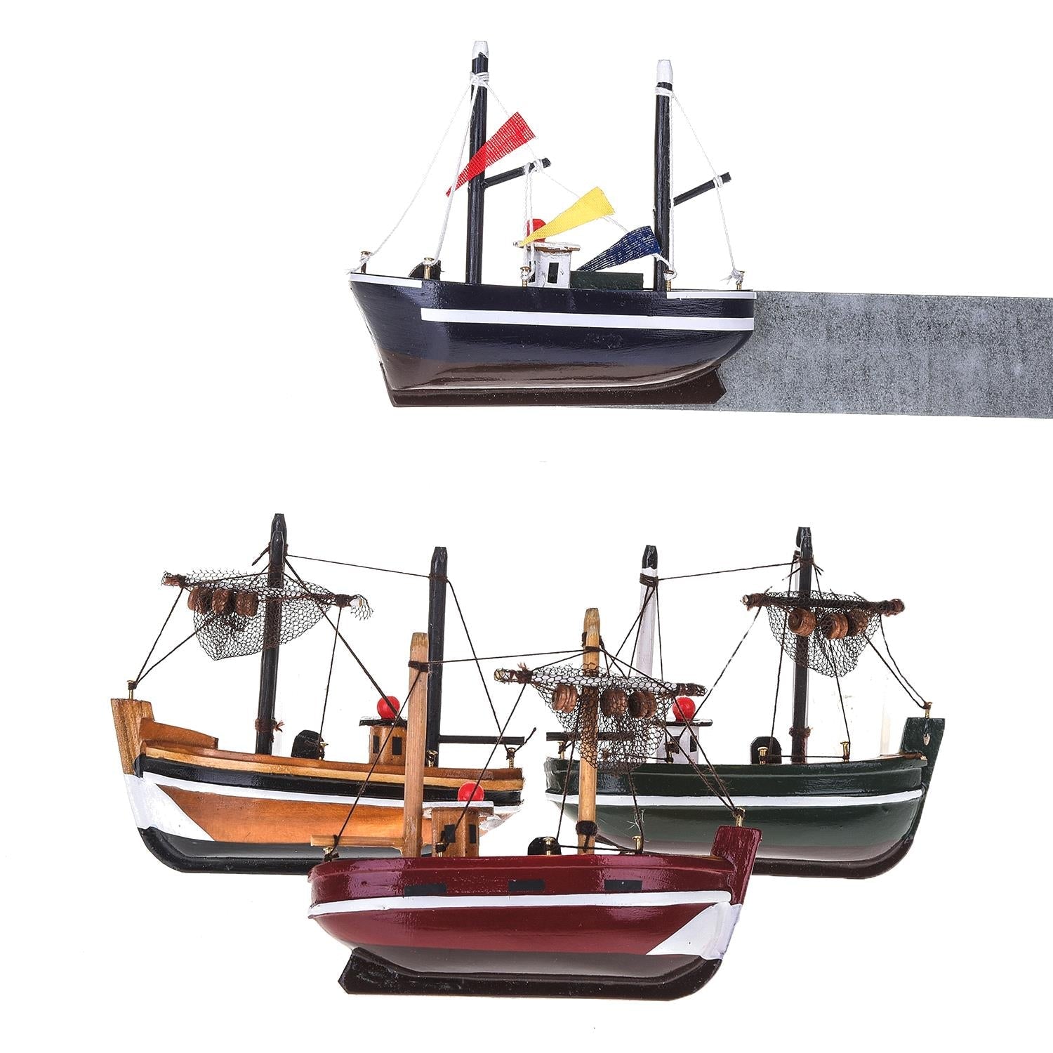 Set 12 Magneti Barca a Vela H 10 cm