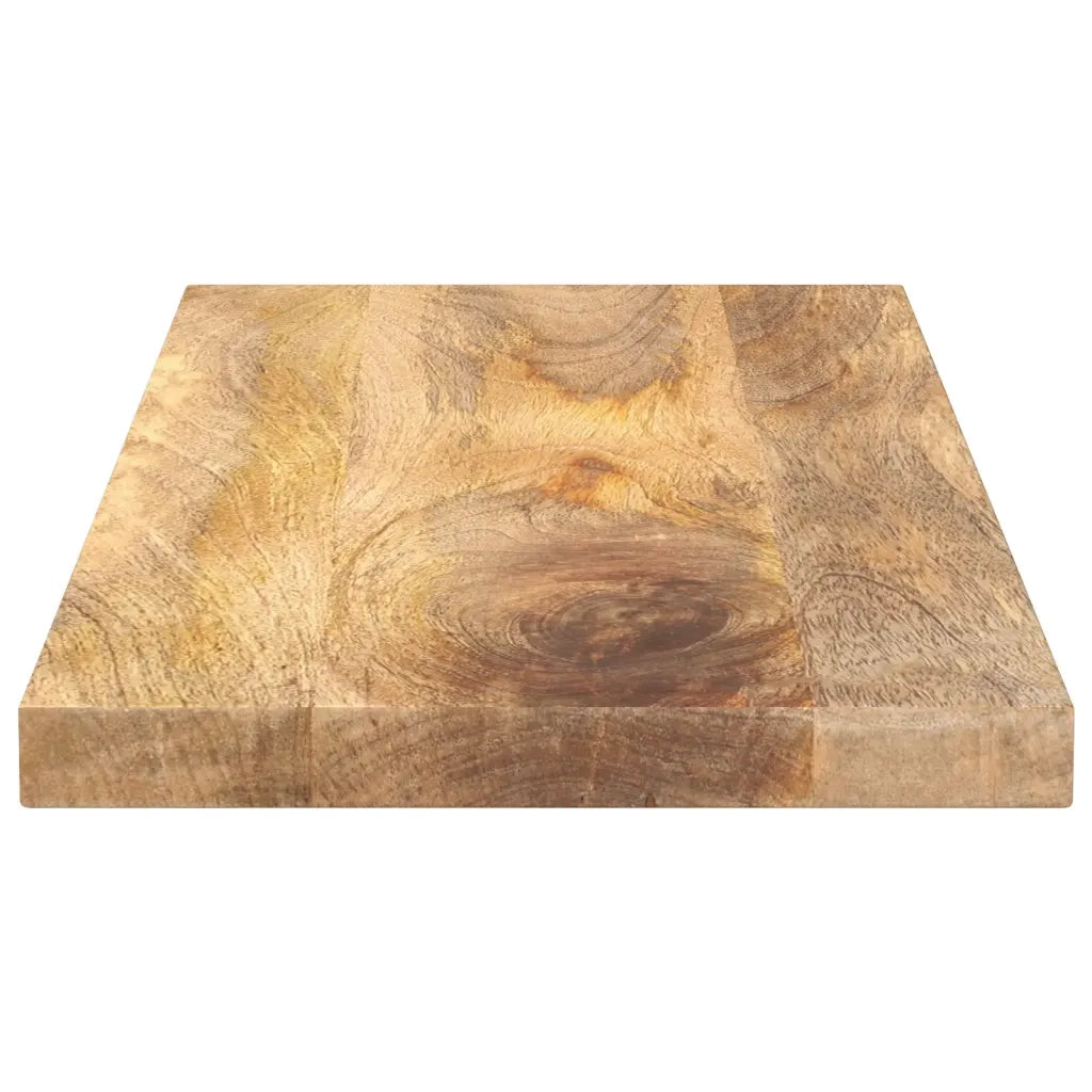 Piano per Tavolo 80x30x3,8 cm Rettangolare Legno Massello Mango 371501
