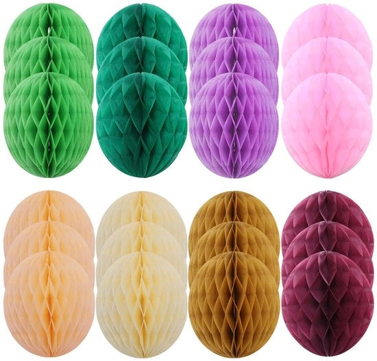 Set di decorazioni per Pasqua Natale compleanni matrimoni 24 pezzi - 5 cm - decorazione per esterni interni