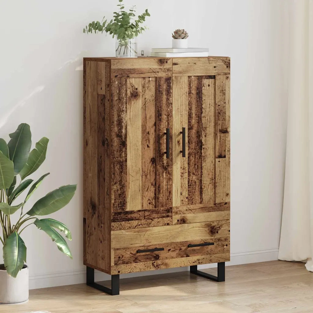 Credenza | Madia | Buffet da pranzo | Armadio da pranzo Legno vecchio 69,5 x 31 x 115 cm Legno multistrato