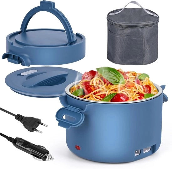 Lunchbox elettrica 100 W - Borsa termica portatile per auto e ufficio