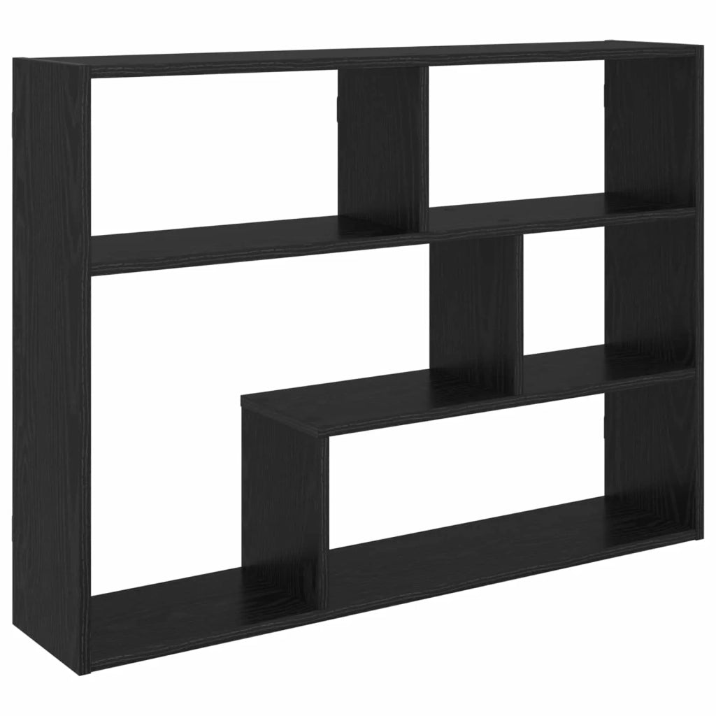 Scaffale da parete A parete Rovere Nero 95 x 20 x 69,5 cm 8012141