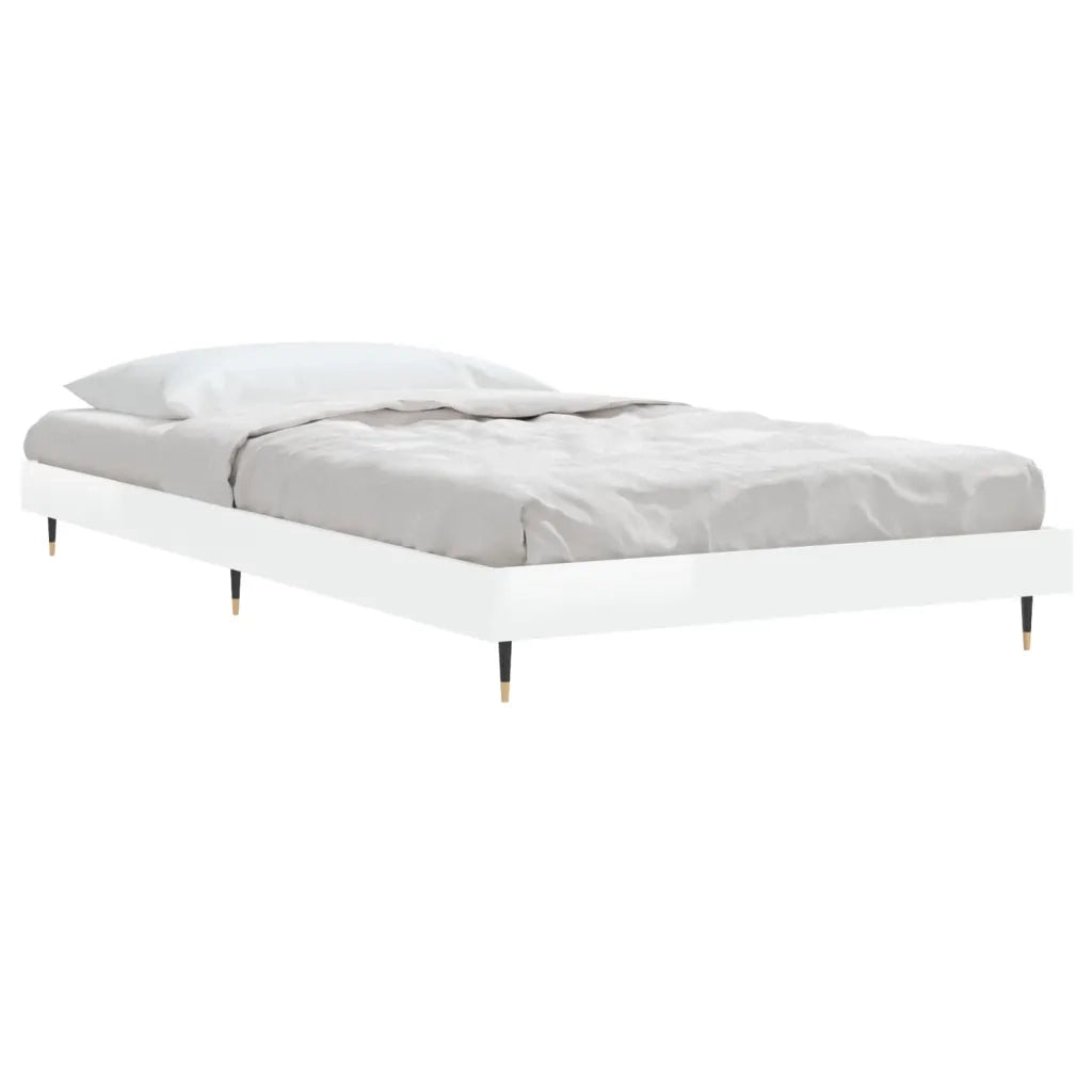 Giroletto Bianco Lucido 90x190 cm in Legno Multistrato 832199