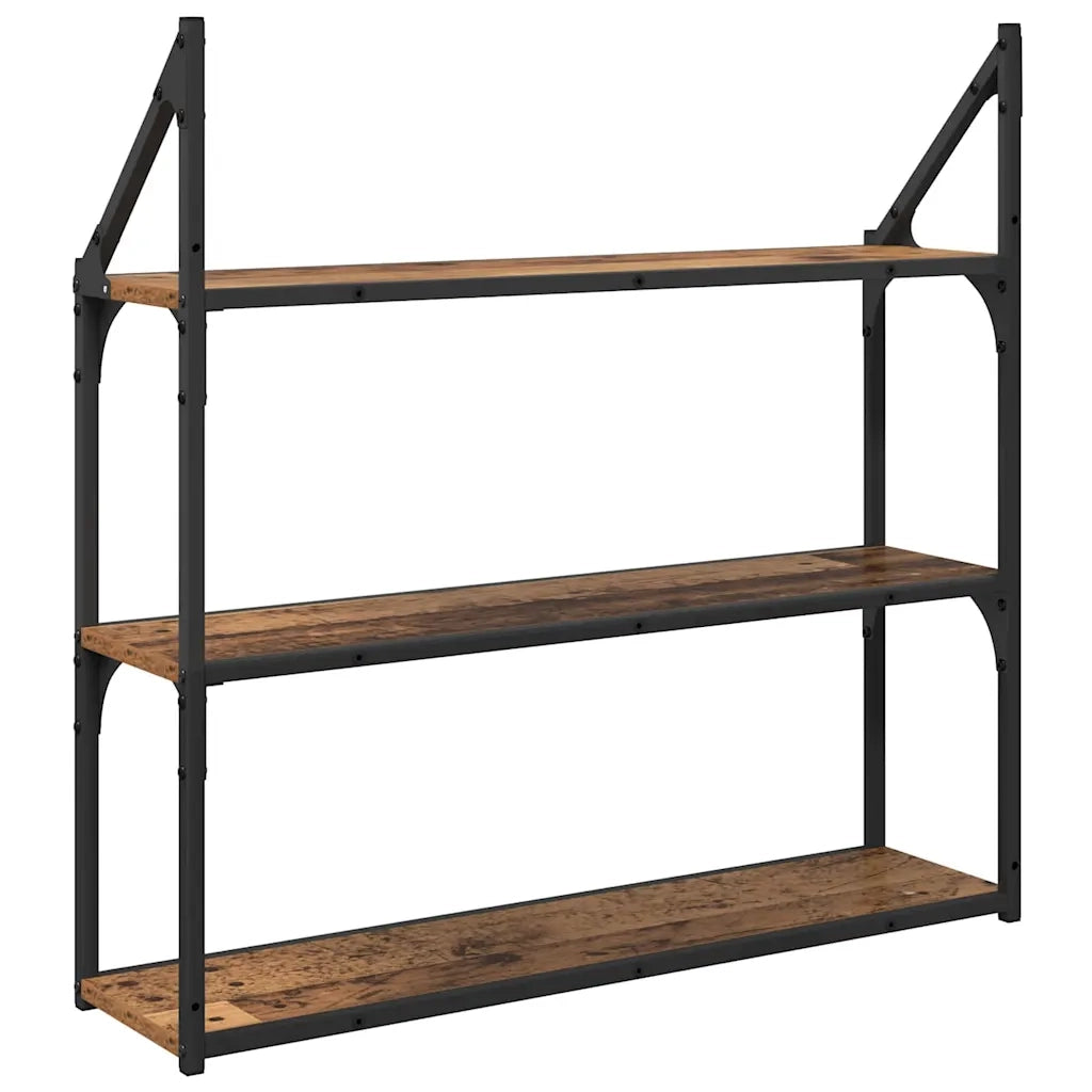 Scaffale da parete Legno vecchio 80 x 21 x 78,5 cm 882793