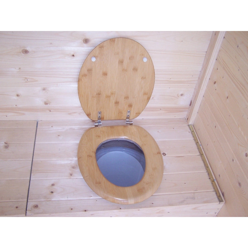 Casetta in legno con WC secco, lavamani e LED solare – 120x160 cm – pannelli 16 mm – toilette autonoma da esterno – ED1419WC Foresta
