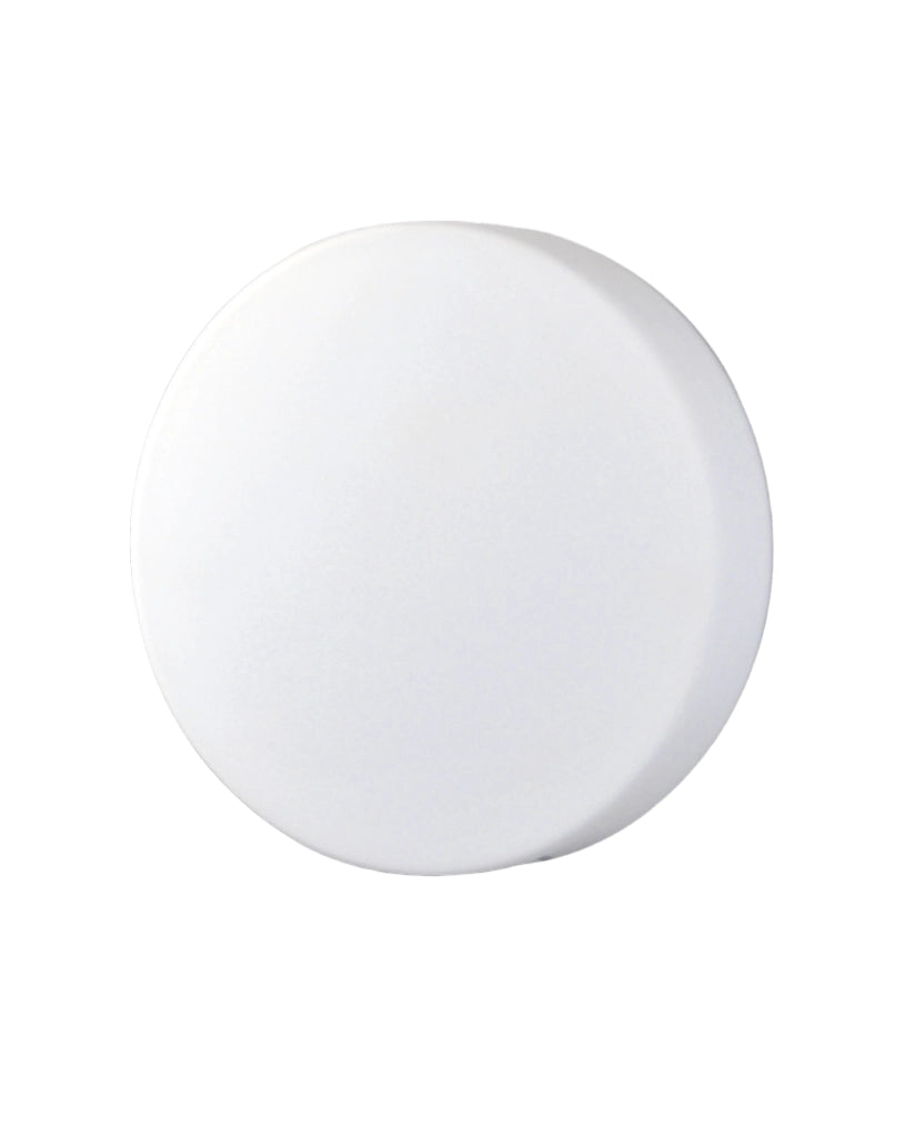 Graff Plafoniera LED 18W 3000K Bianco in Metallo e Vetro Soffiato Ø300mm - Lampada da Soffitto Design per Illuminazione Interni Moderni