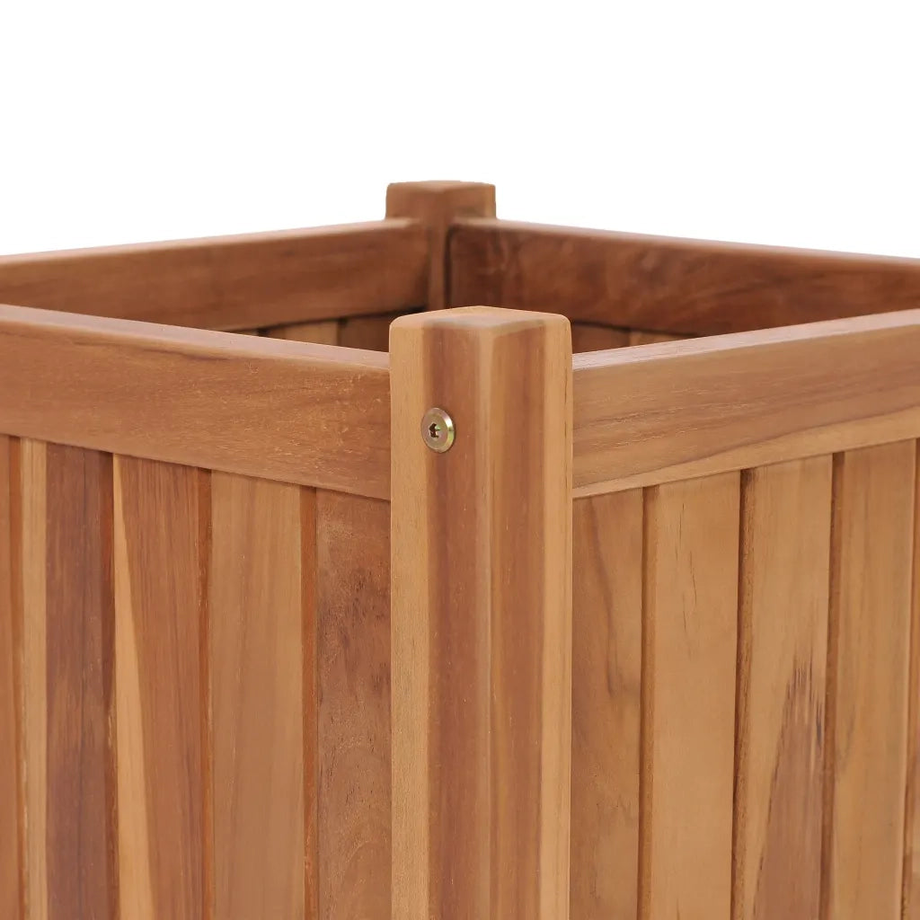 Letto Rialzato 50x50x50 cm in Legno Massello di Teak 48966