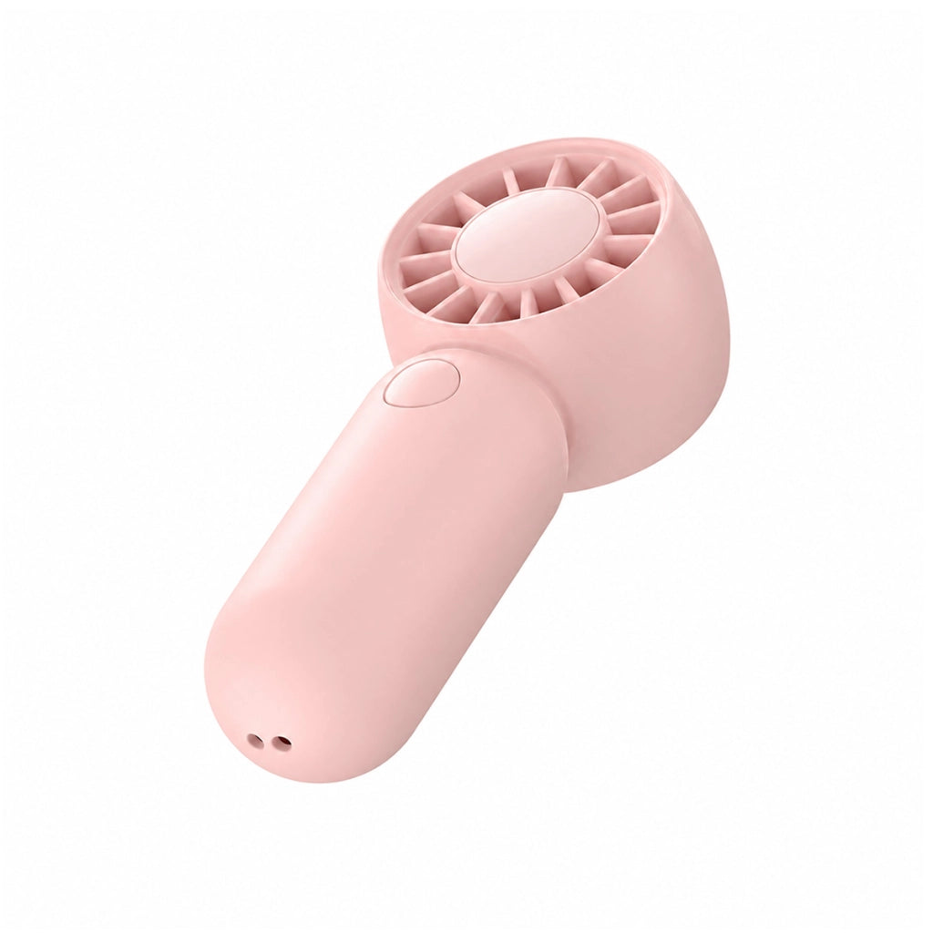 Mini Ventilatore Portatile 3 Velocità 500mAh Ricaricabile USB-C Compatto Rosa Usams